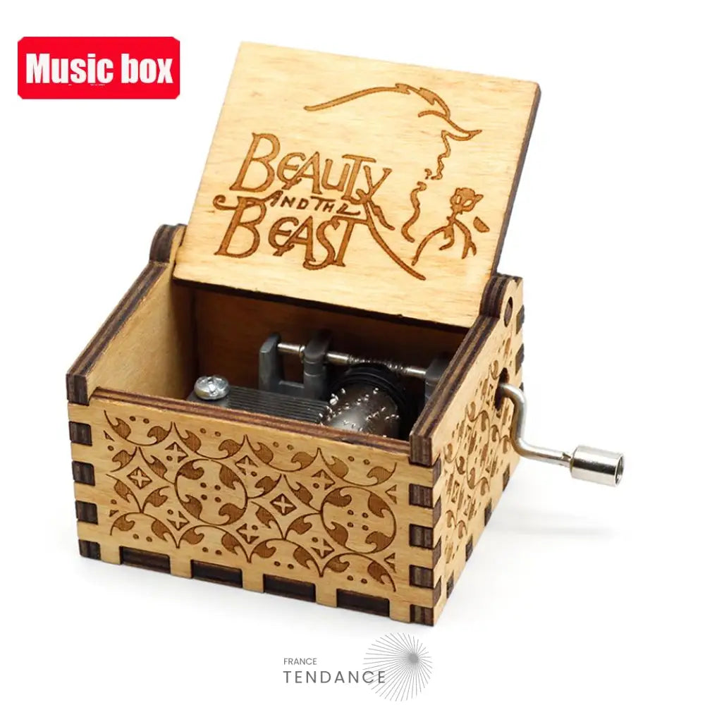Boîtes à Musique En Bois Naturel | Cinéma Mangas Jeux Vidéos