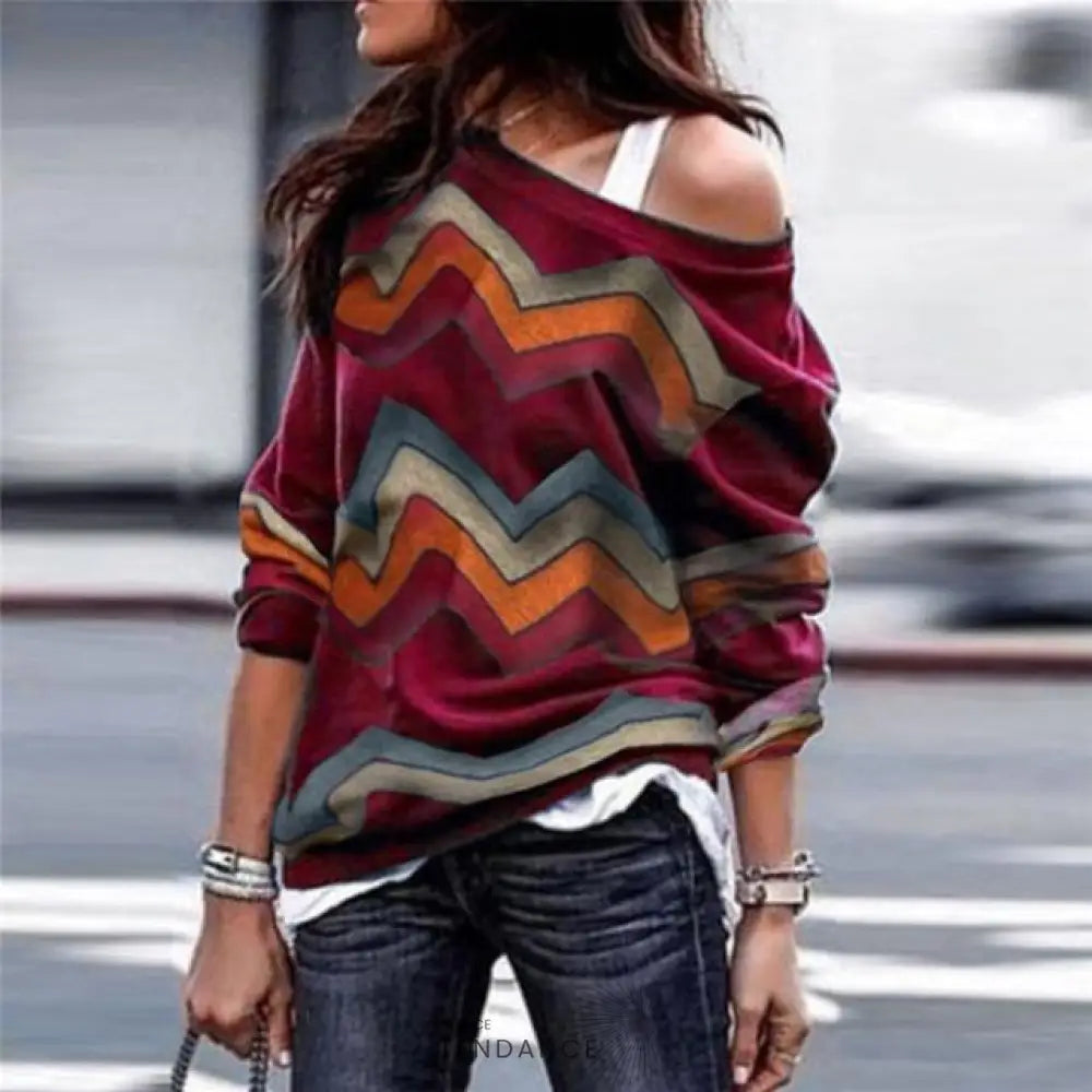 Haut Zigzag Coloré | France-Tendance
