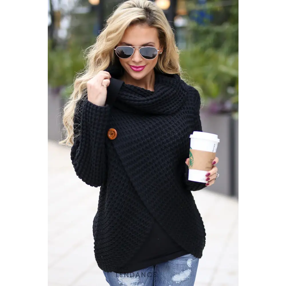 Joli Chandail à Boutons | France-Tendance