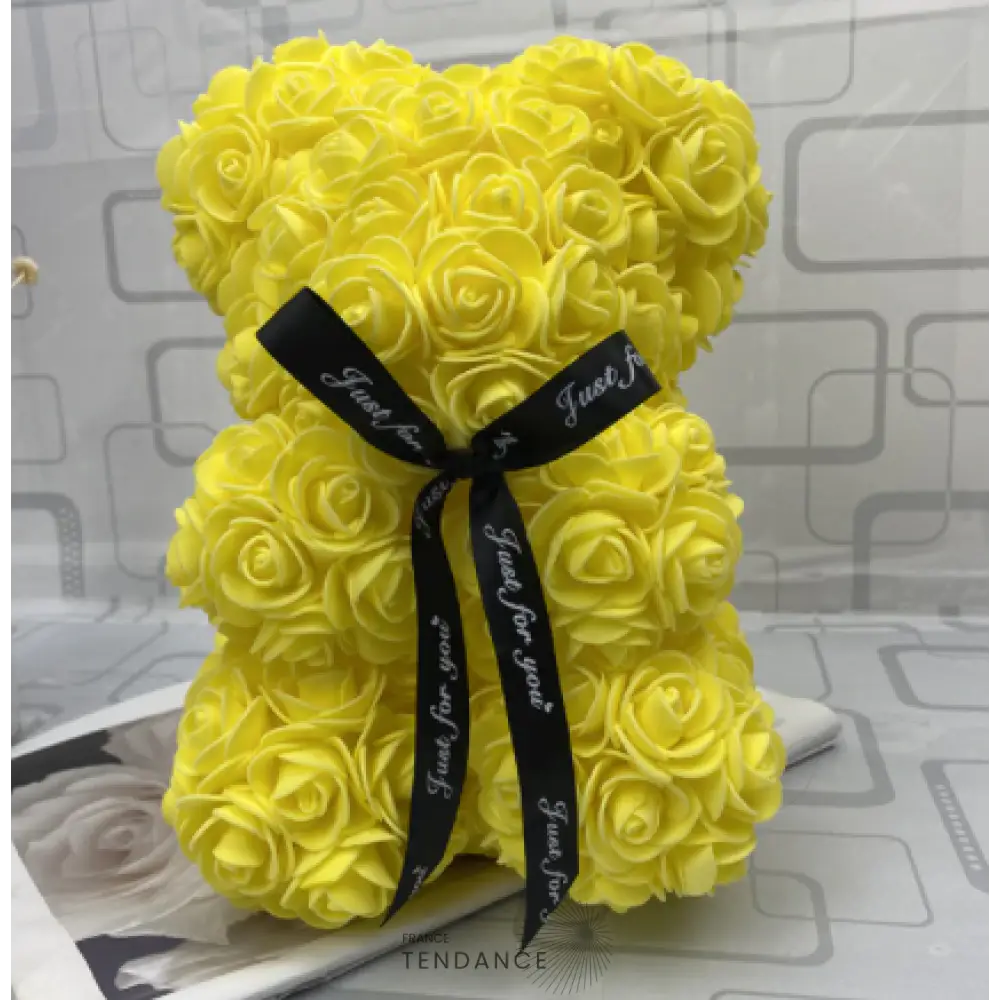 Ourson Xl En Roses éternelles | France-Tendance