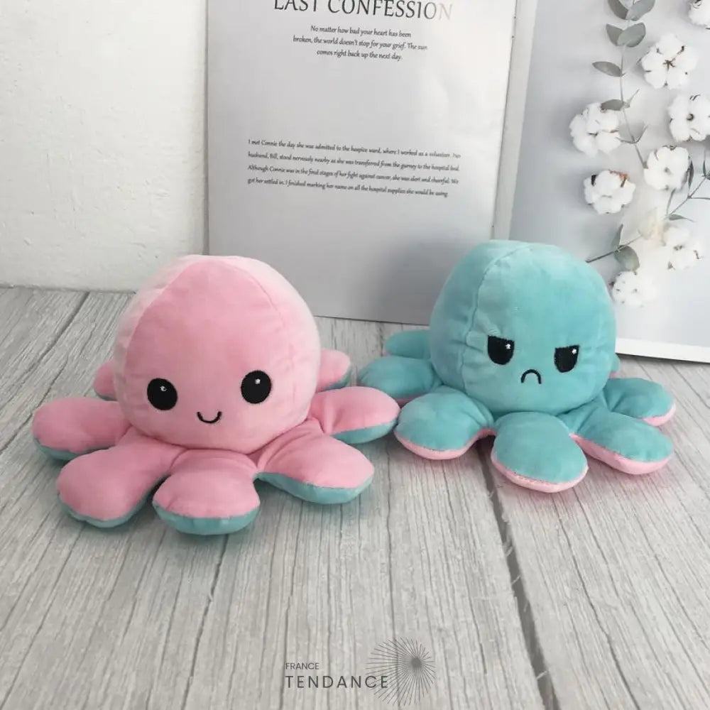Peluche Pieuvre Réversible - Indicateur D’humeur |