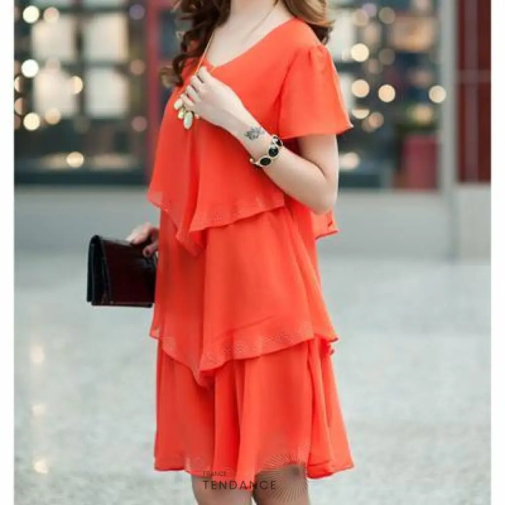 Robe à Volants Pretty | France-Tendance