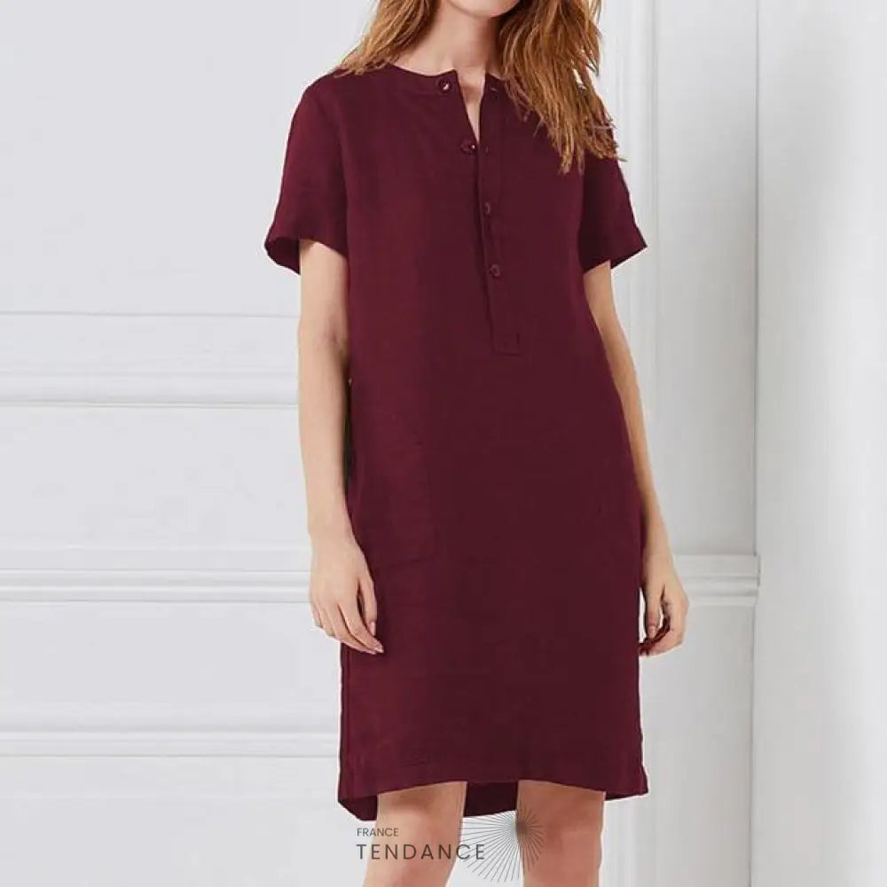 Tunique à Boutons Casual | France-Tendance