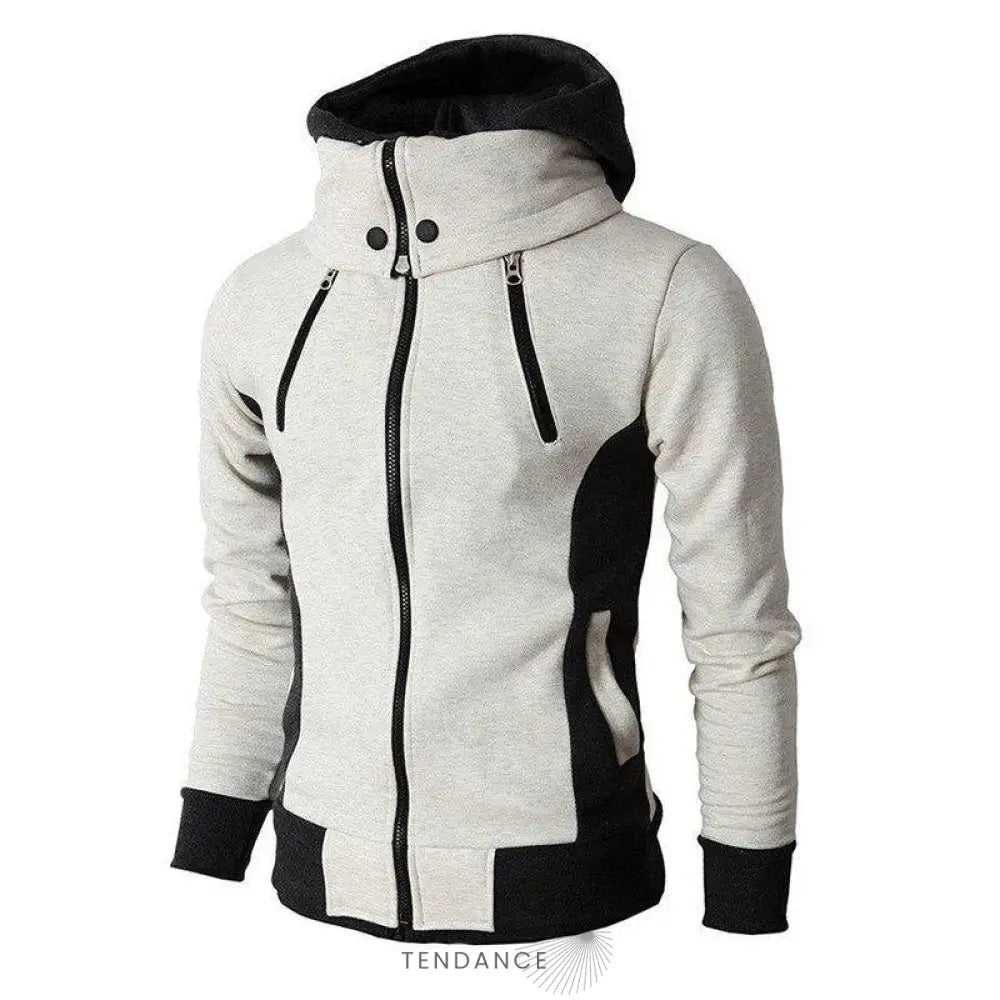 Veste Zippée à Col écharpe | France-Tendance