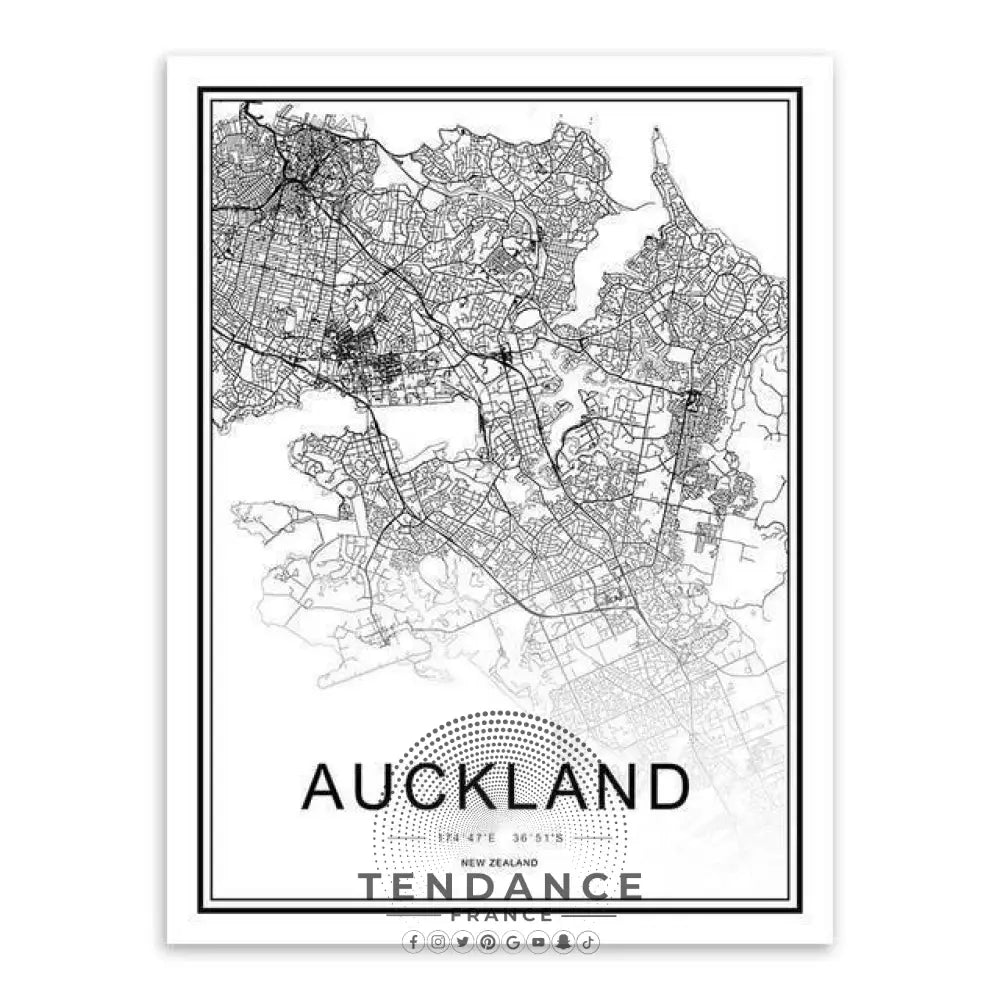Affiche Holographique Auckland | France-Tendance