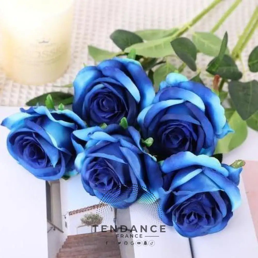 Bouquet De Rose Bleue éternelle | France-Tendance
