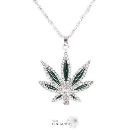 Collier Diamond Weed | France-Tendance