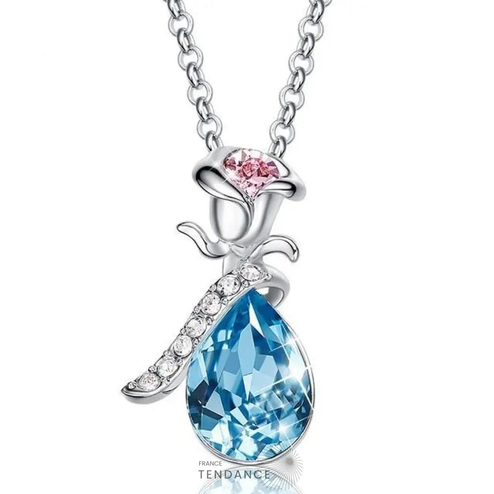 Collier Avec Rose éternelle | France-Tendance