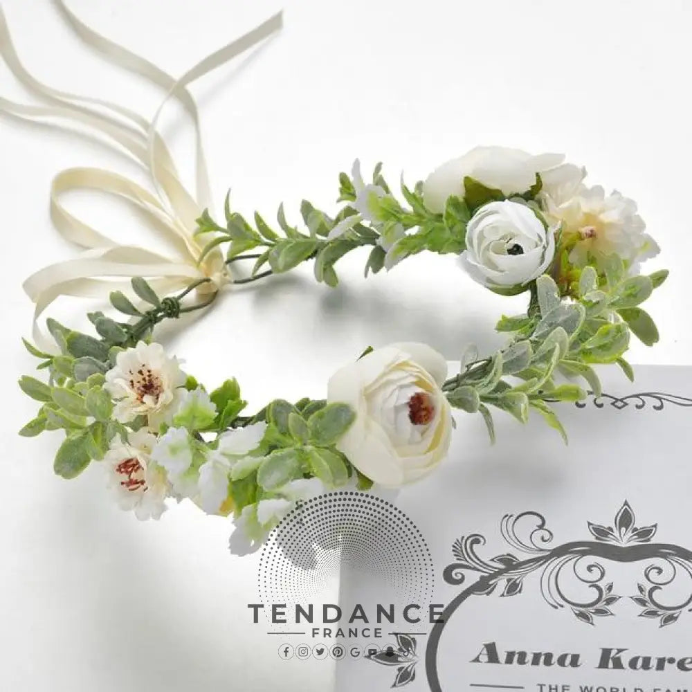 Couronne De Fleurs Mariée | France-Tendance