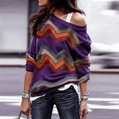 Haut Zigzag Coloré | France-Tendance