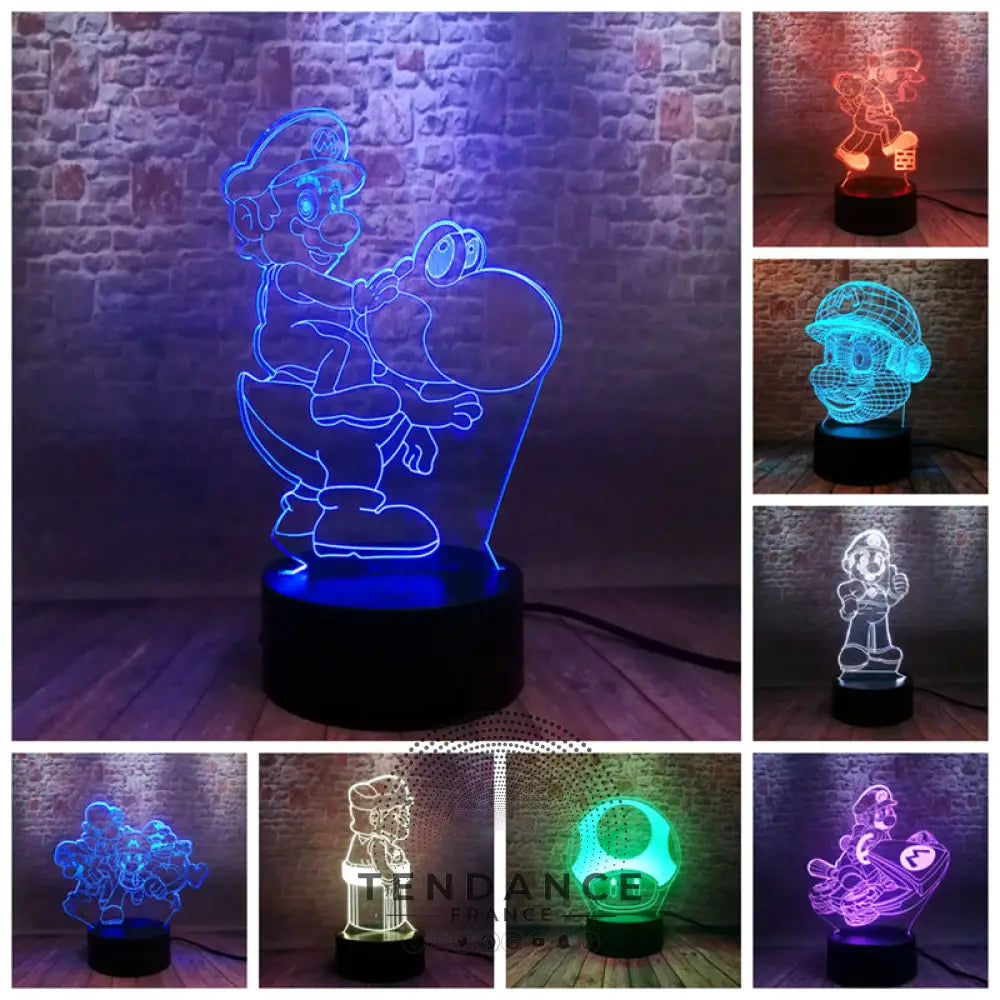 Lampe 3d Mario / Kart | France-Tendance