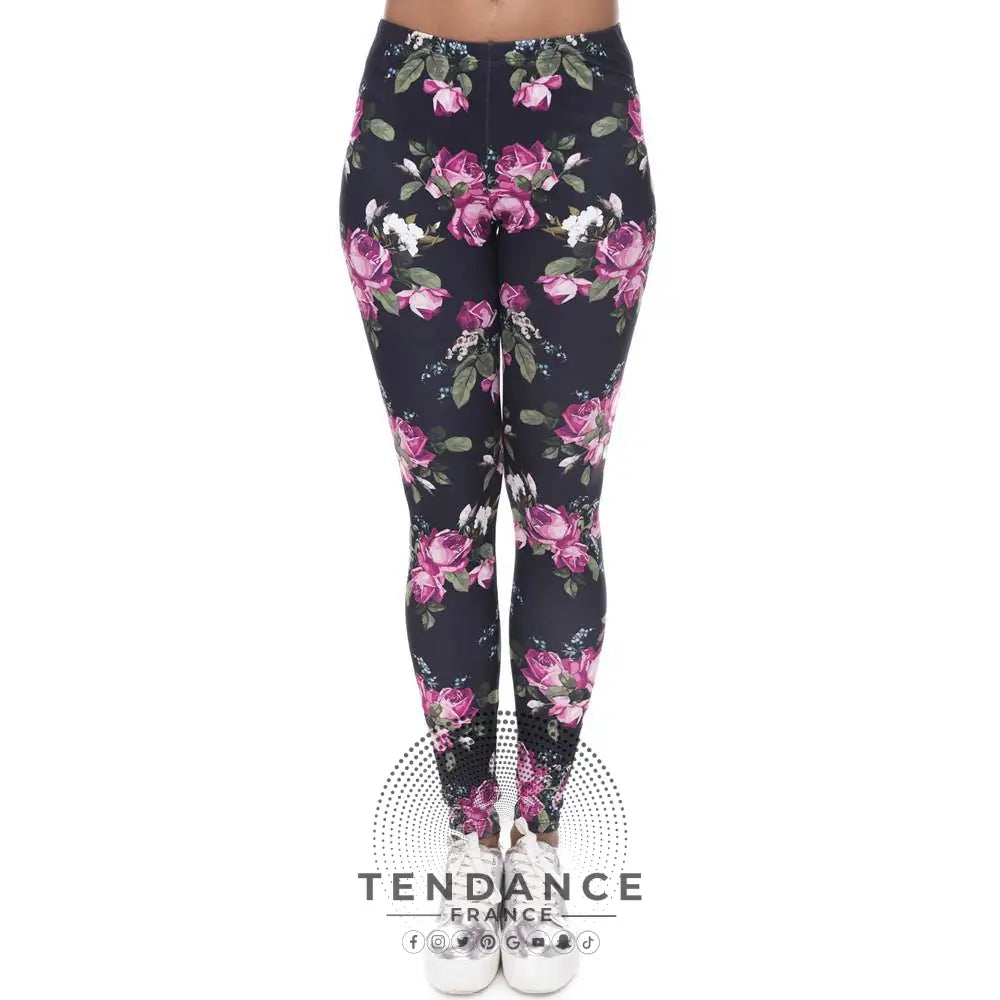 Legging Imprimé Floral | France-Tendance