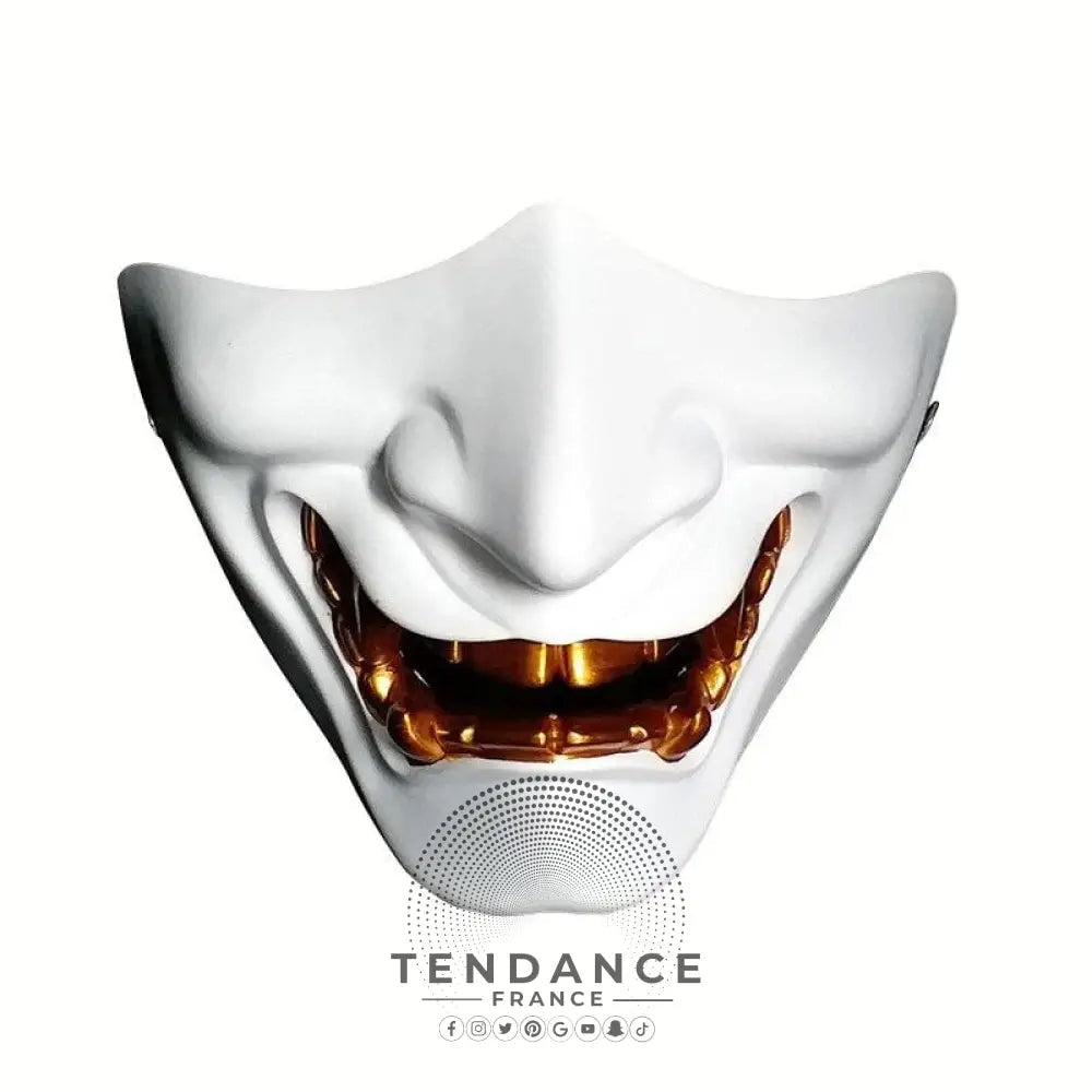 Masque Oni Blanc | France-Tendance