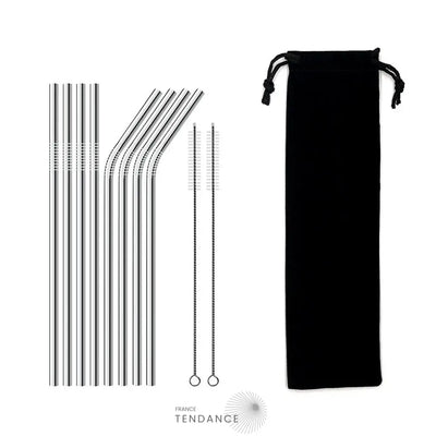 Pailles En Acier Inoxydable | France-Tendance