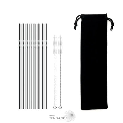 Pailles En Acier Inoxydable | France-Tendance