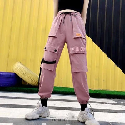 Pantalon Cargo Blackpink | France-Tendance