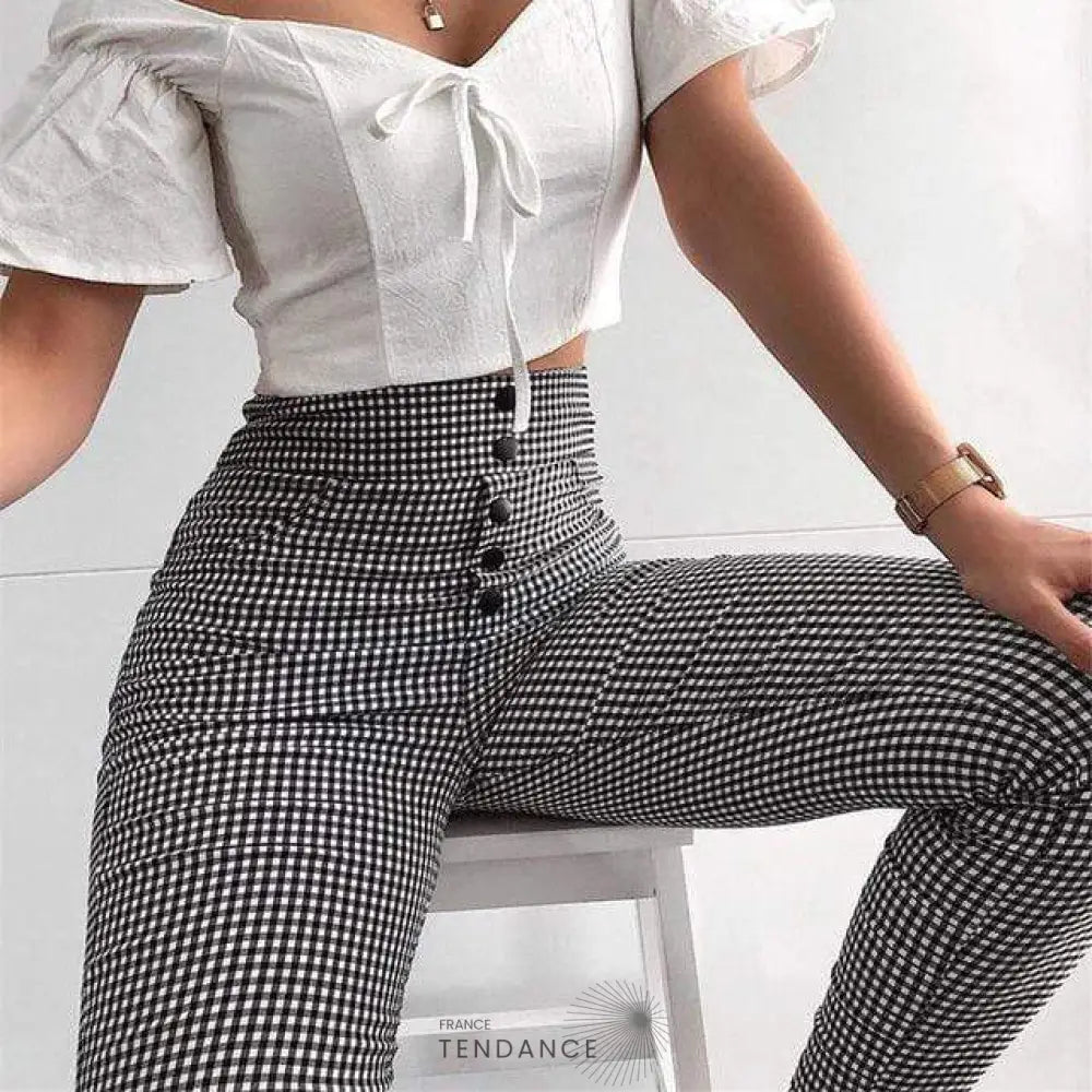 Pantalon Taille Haute Friday | France-Tendance