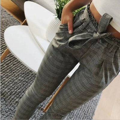 Pantalon Tendance Avec Cordon | France-Tendance
