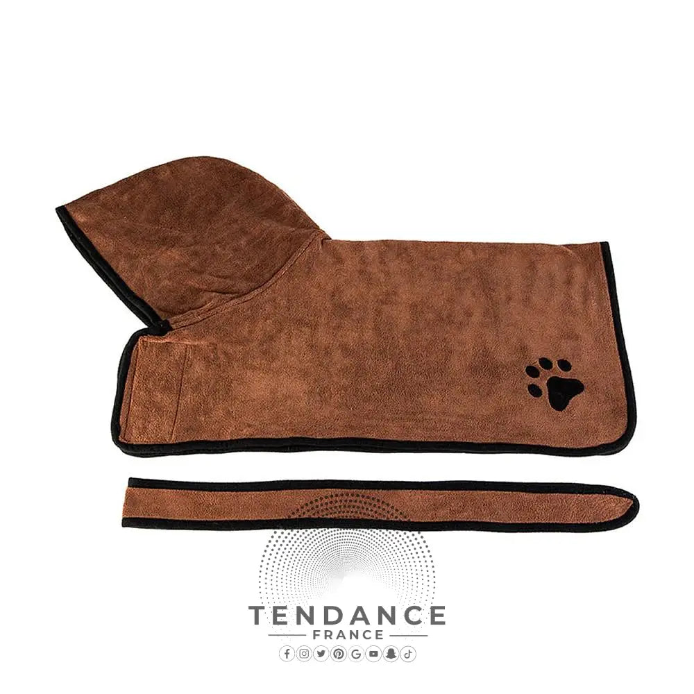 Peignoir Pour Chien En Microfibres | France-Tendance