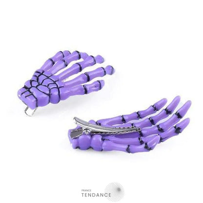 Pinces Pour Cheveux Mains De Squelette | France-Tendance