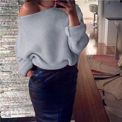 Pull En Tricot Manches Longues | France-Tendance