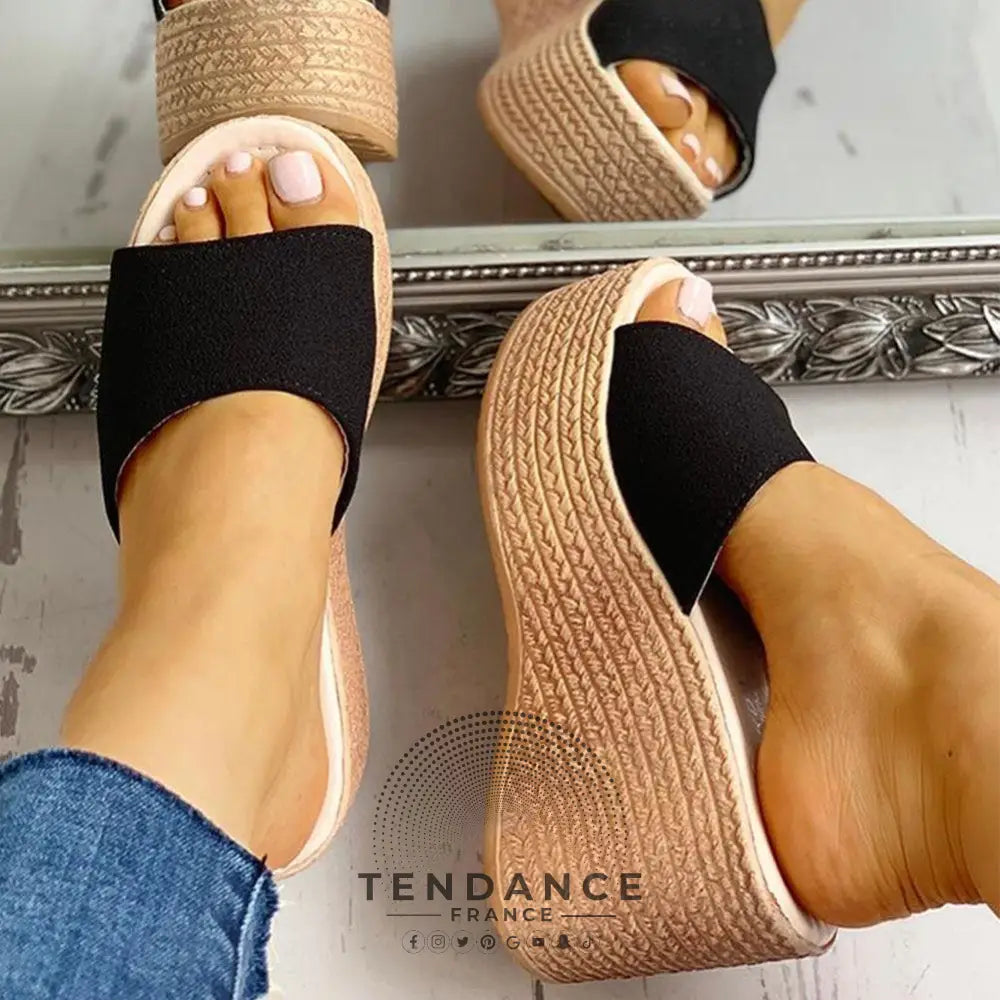 Sandales Féminines à Talons Compensés | France-Tendance