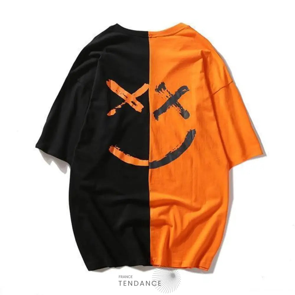 T-shirt Smile B&w (marshmello)™ | France-Tendance