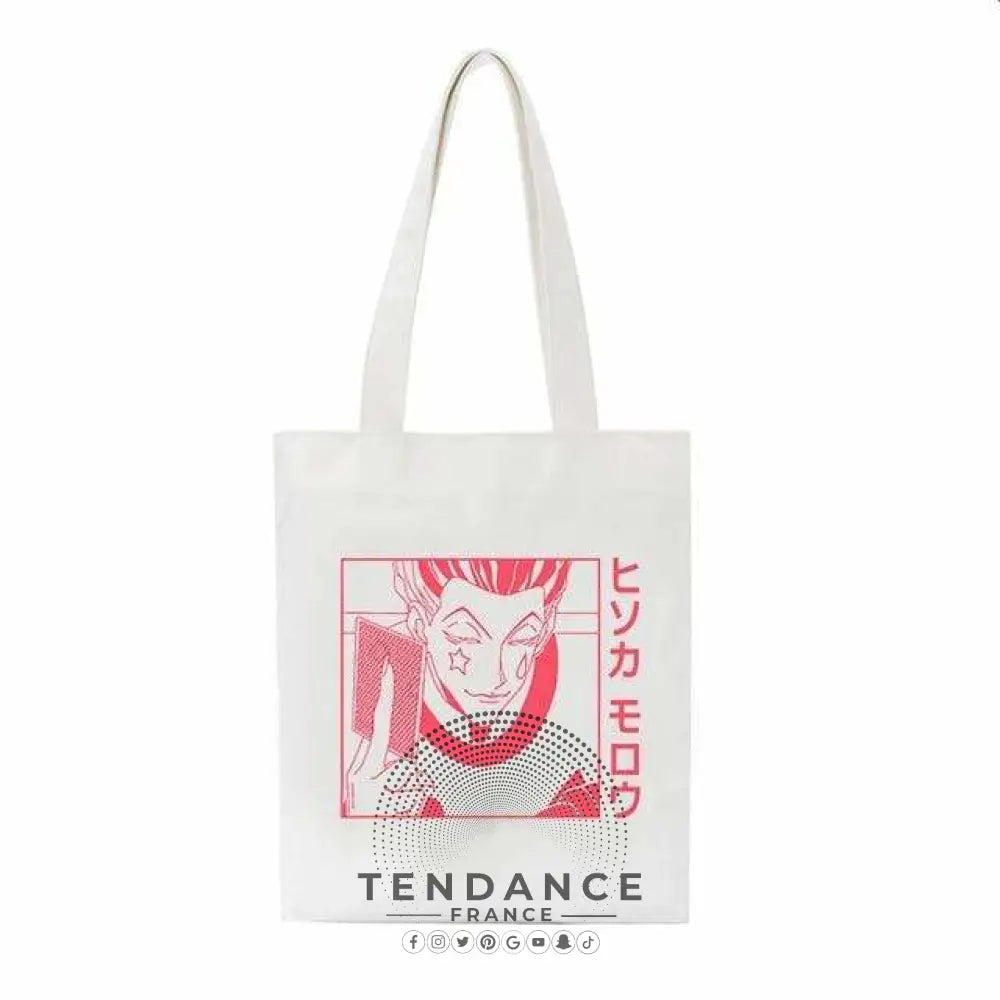 Tote Bag Hisoka (blanc) | France-Tendance